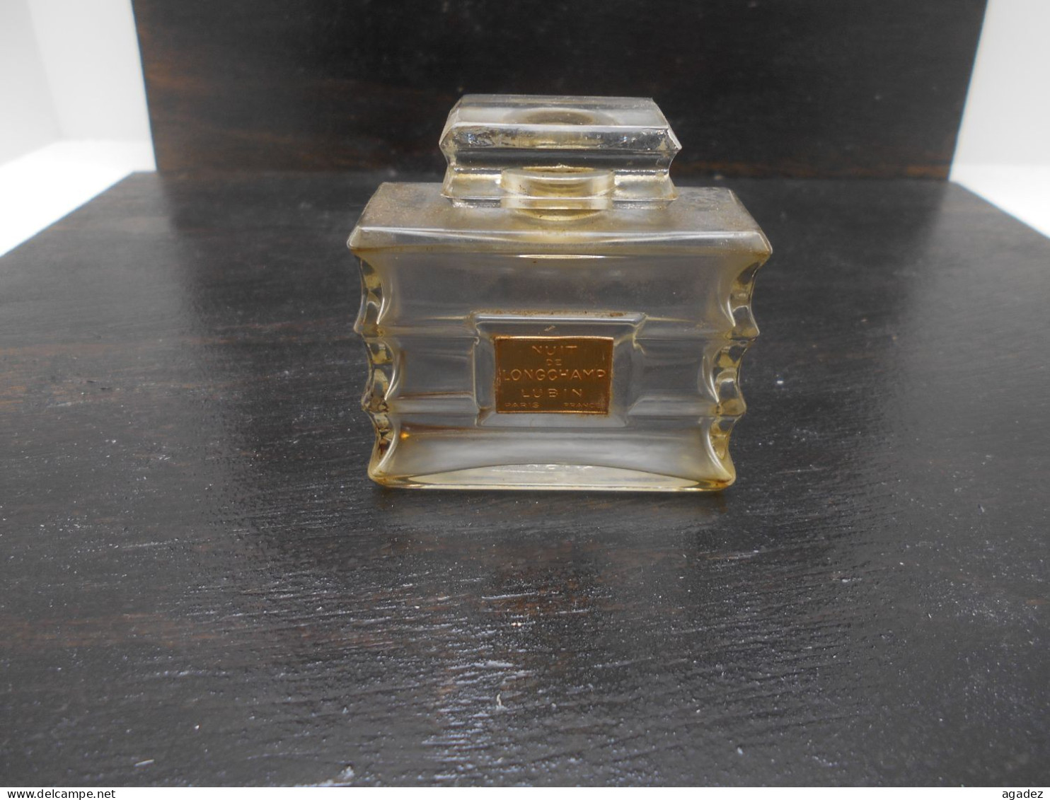 Ancien Flacon De Parfum  Vide Nuit De Longchamp Lubin  (1920-1930) - Flacons (vides)