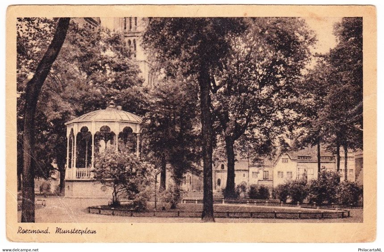 Roermond - Munsterplein Met Kiosk - Slechte Kwaliteit - Roermond