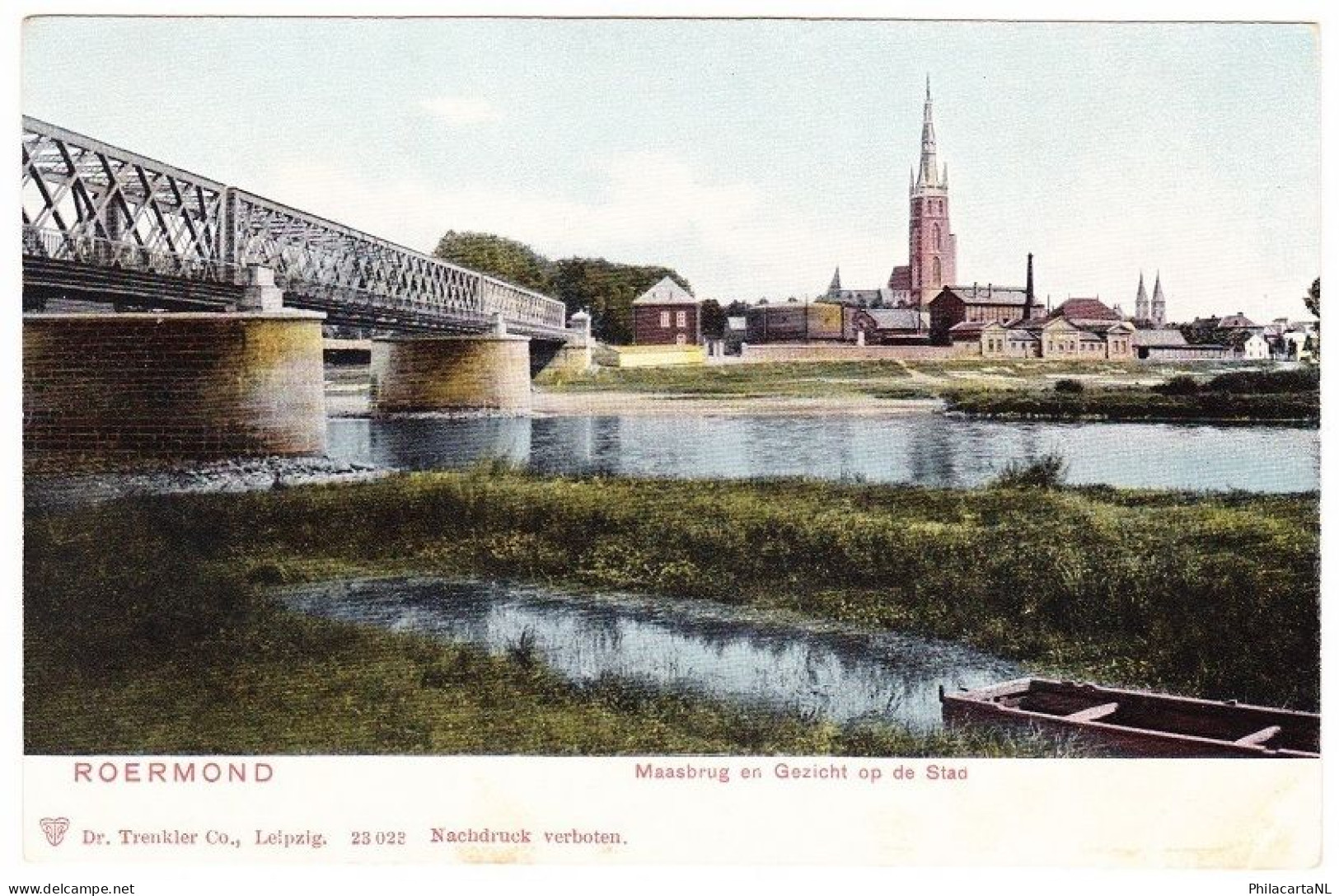 Roermond - Gezicht Op Maasbrug En Gasfabriek - Roermond