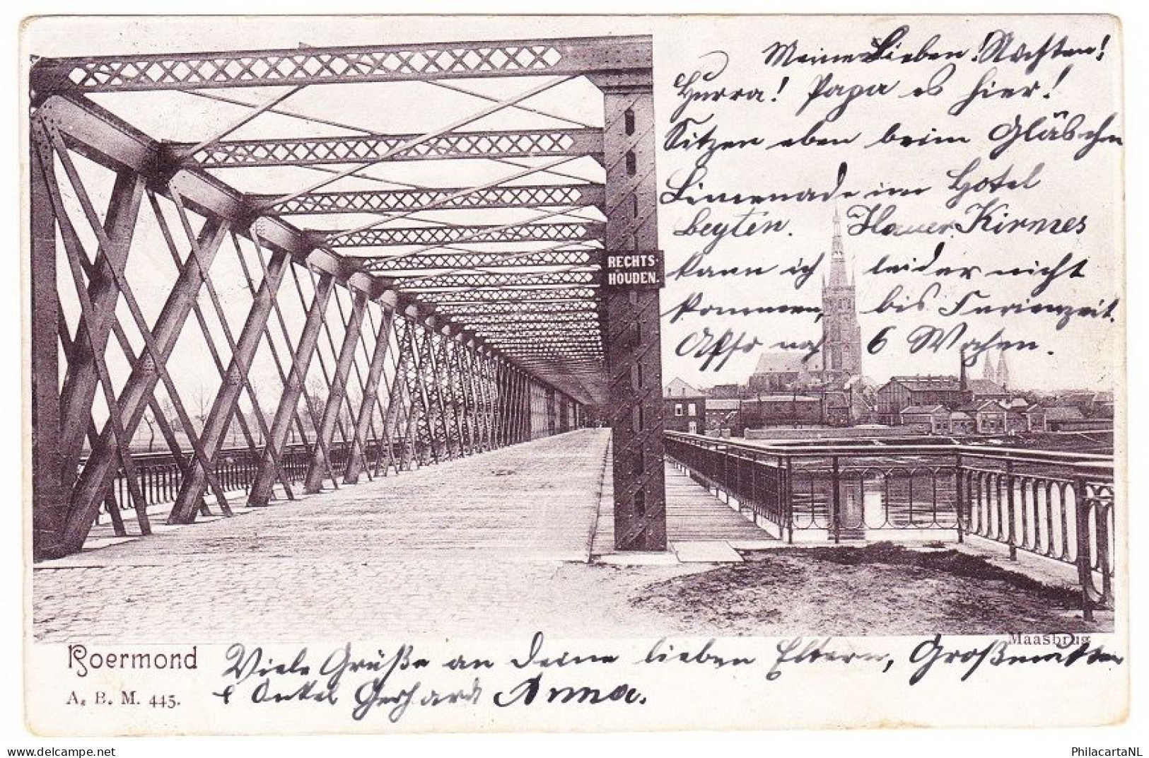 Roermond - Maasbrug - 1902 - Roermond