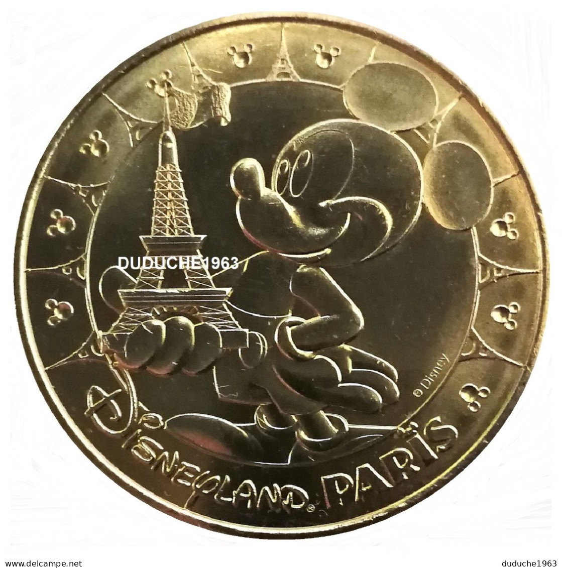 Monnaie De Paris 77. Disneyland 33 - Mickey Tour Eiffel 2014 Gras - 2014