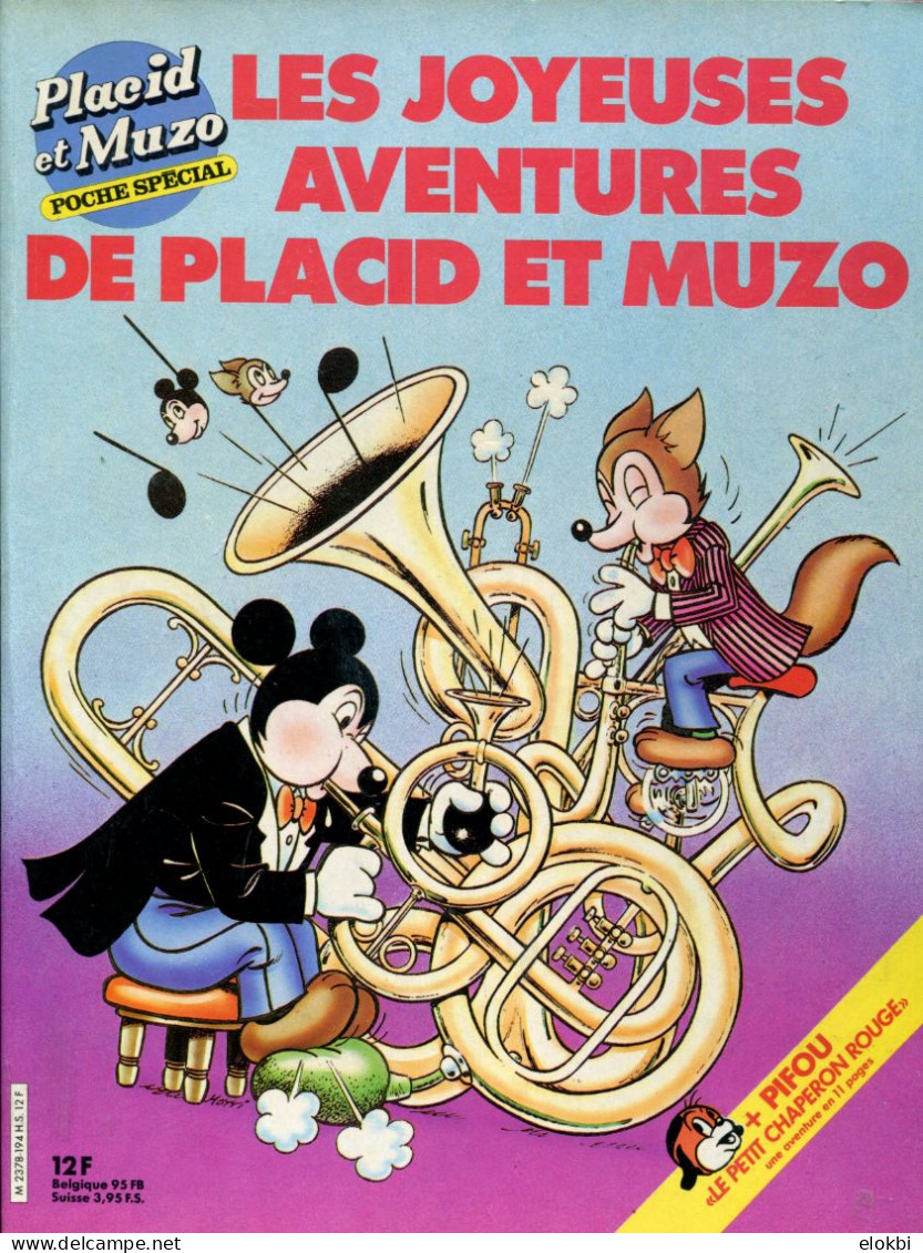 Placid Et Muzo "Les Joyeuses Aventures De Placid Et Muzo" (mars 1985) - Pif - Autres