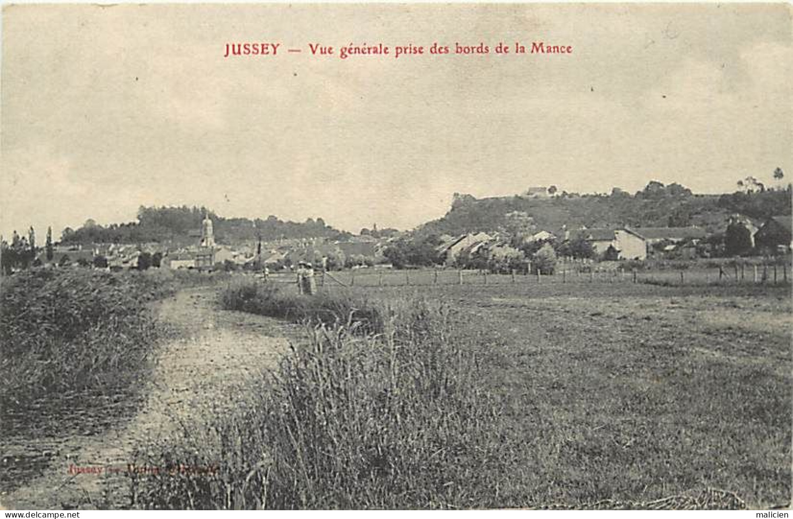 - Haute Saône - Ref-A444- Jussey - Vue Generale Prise Des Bords De La Mance - - Jussey