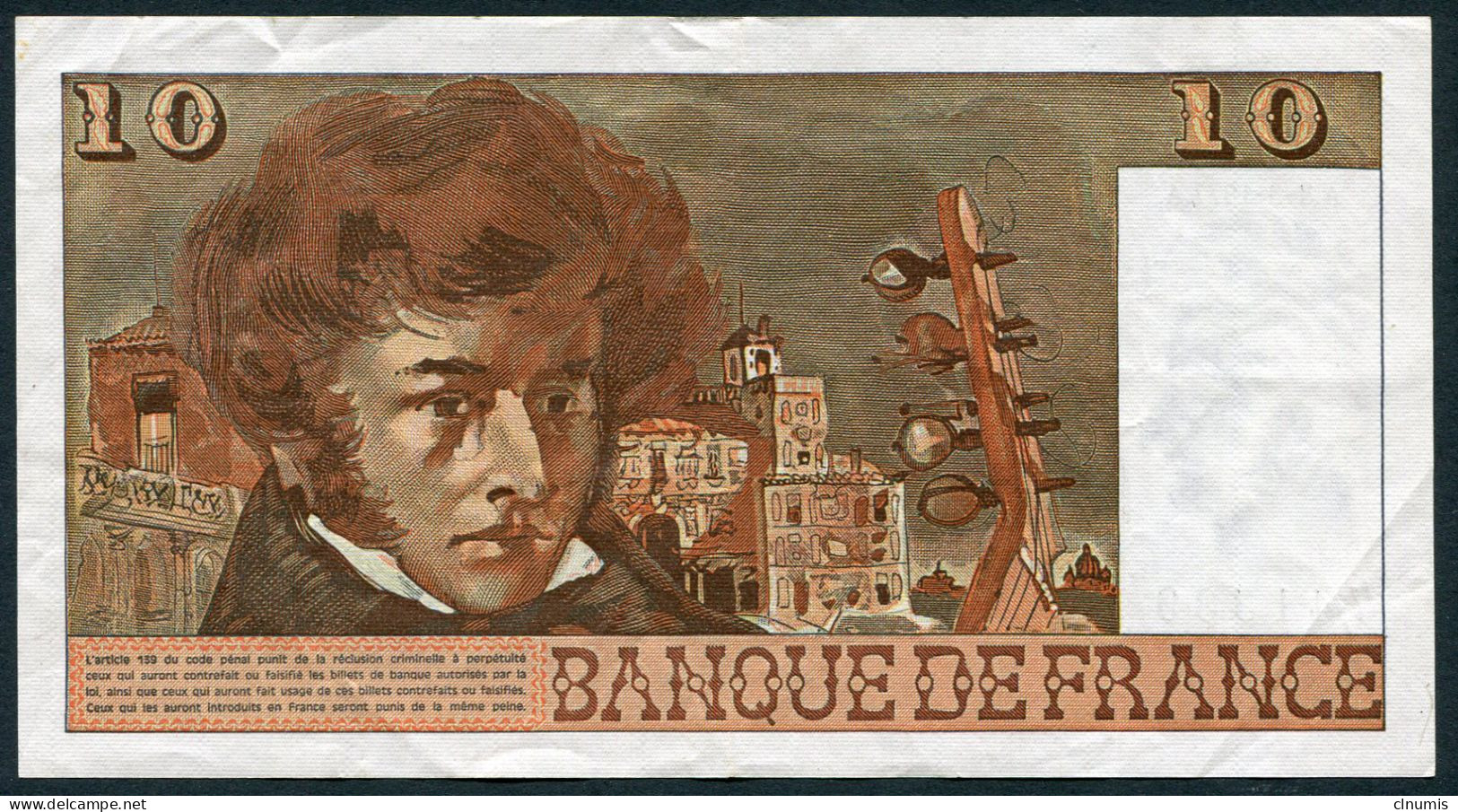 10 Francs Berlioz, 3 Mars 1977, Alphabet P. 295 - 10 F 1972-1978 ''Berlioz''