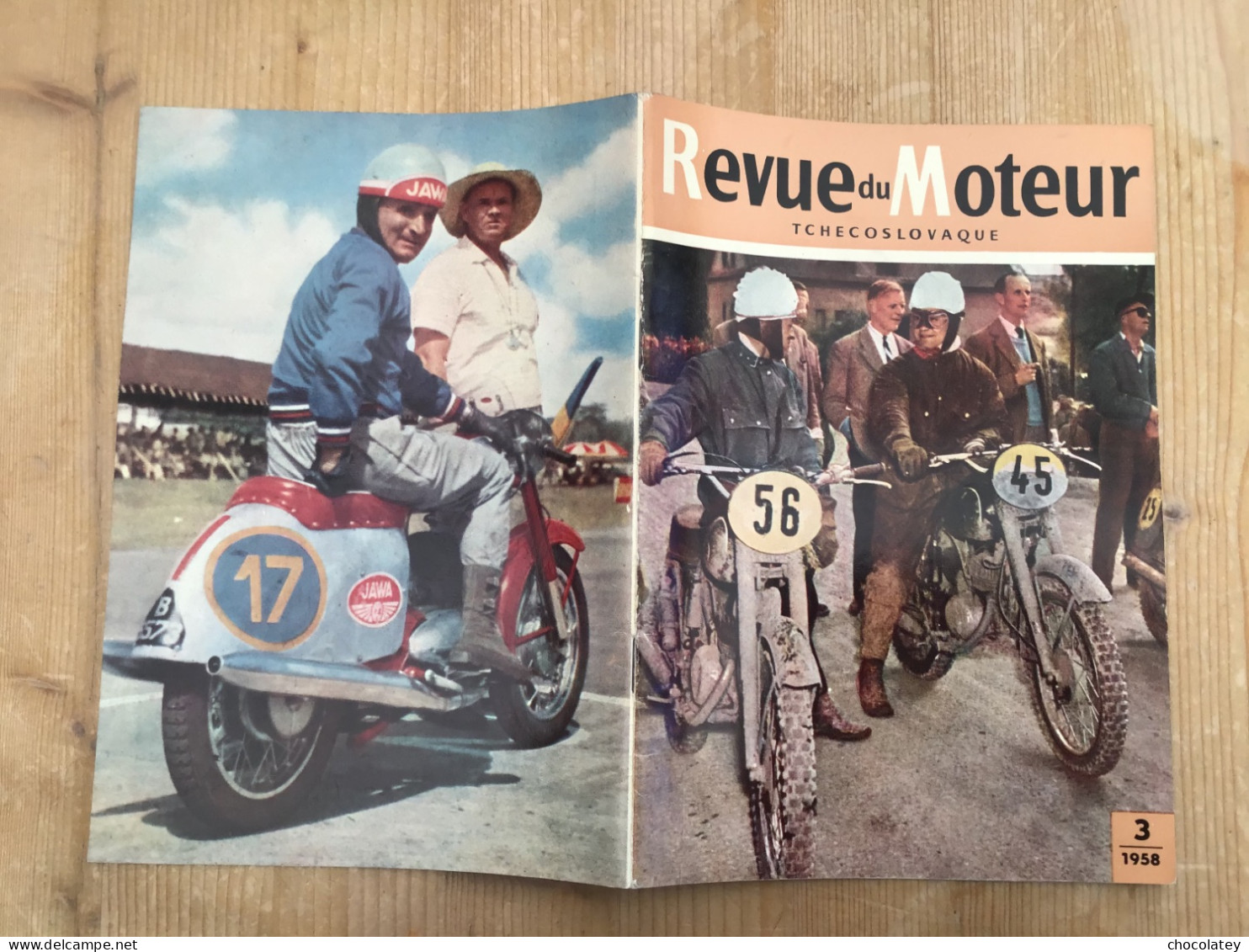 Revue Du Moteur Jawa Motocyclette 1958 - Motorrad