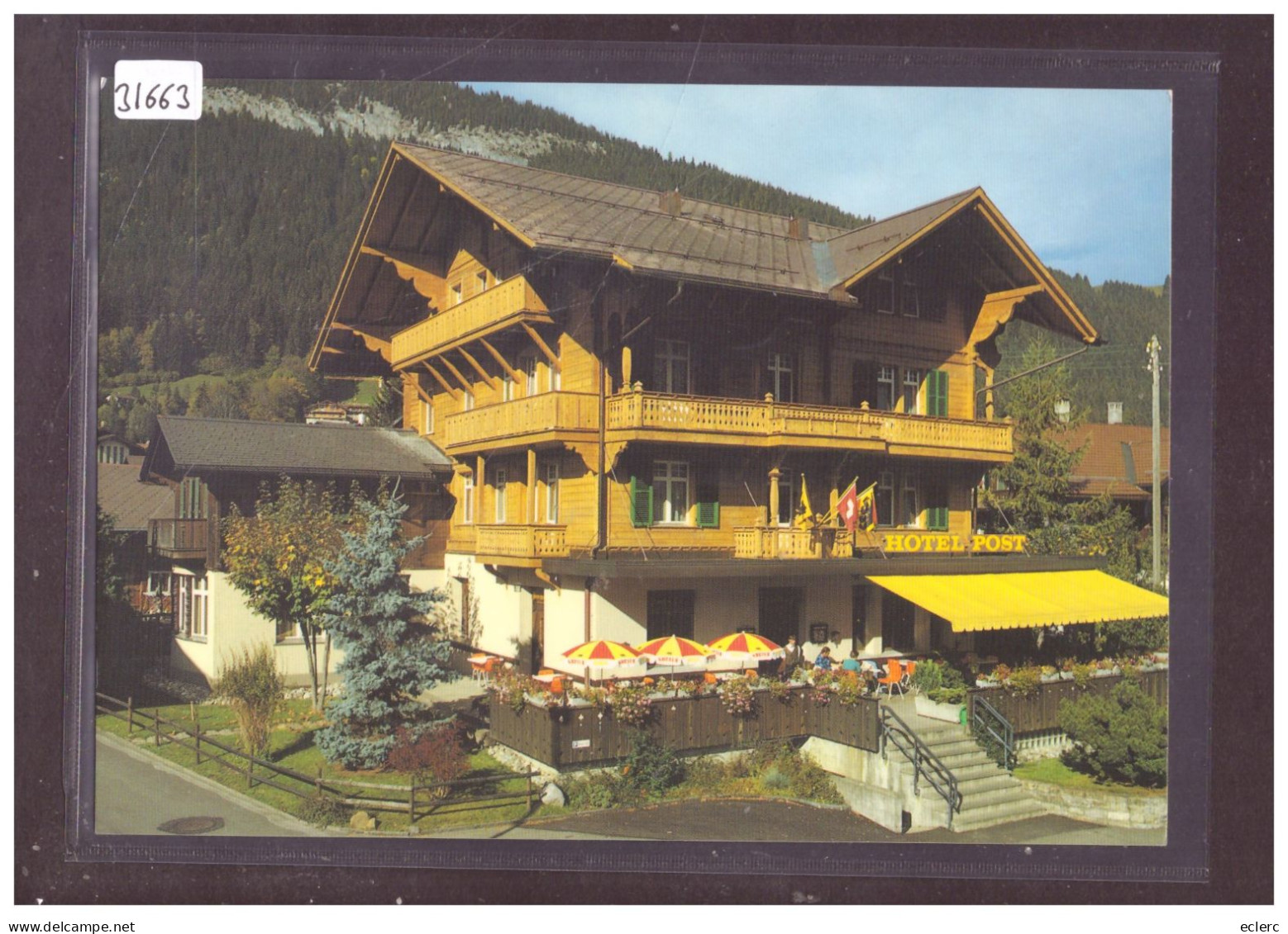 FORMAT 10x15cm - ZWEISIMMEN - HOTEL POST - TB - Zweisimmen