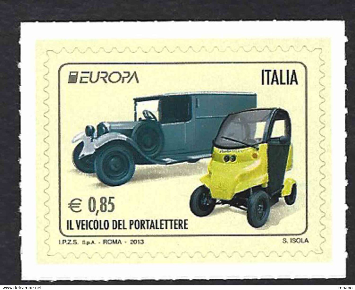 Italia, Italy, Italien, Italie 2013; Vecchio Furgone Postale Ducati + Un Quadriciclo, Old Postal Van + Quadricycle - Sonstige (Land)