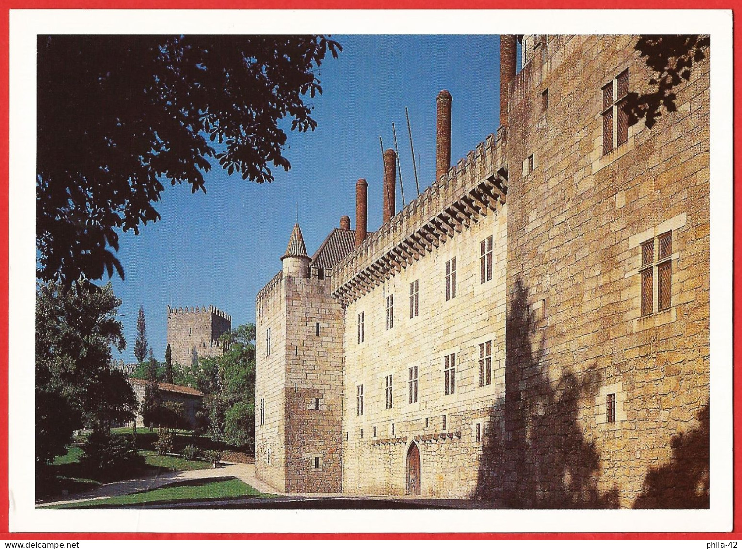 Portugal - Bragança : Paço Dos Duques - Cartão Postal Escrito, Bom Estado - Bragança