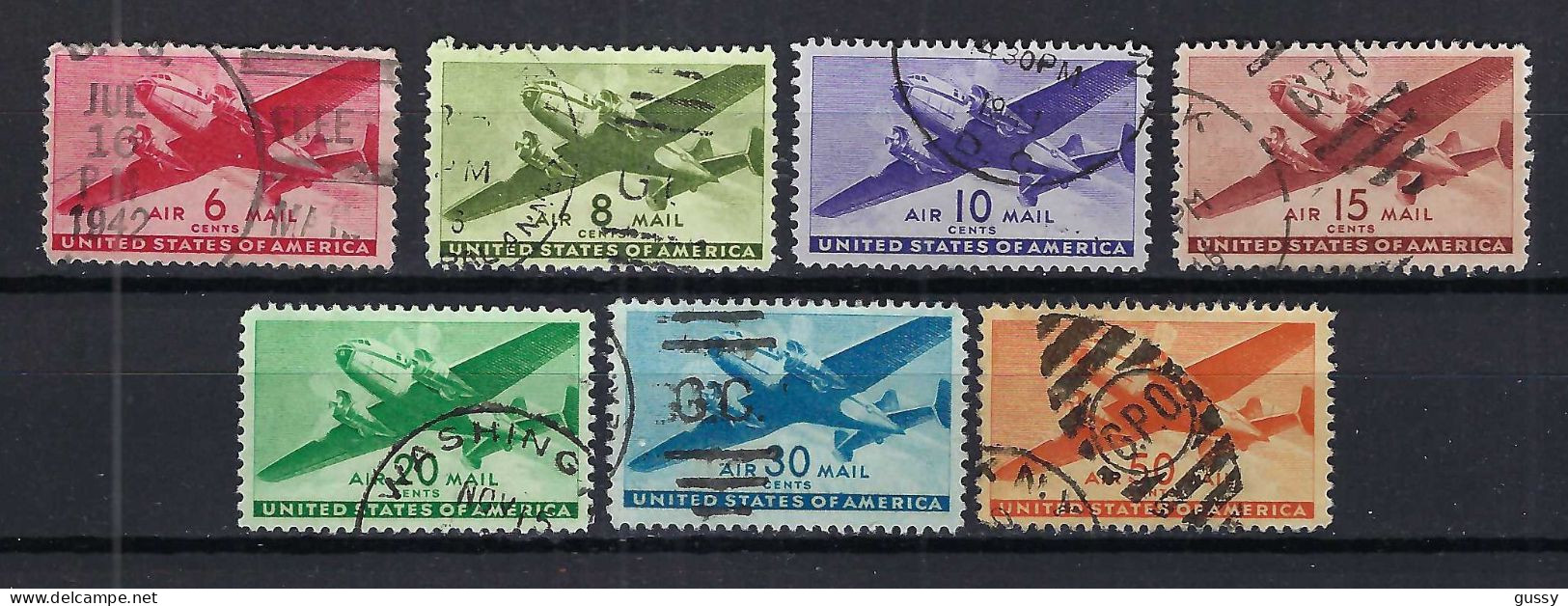 ETATS UNIS P.A. 1941-60: Lot D'obl. - 2a. 1941-1960 Used