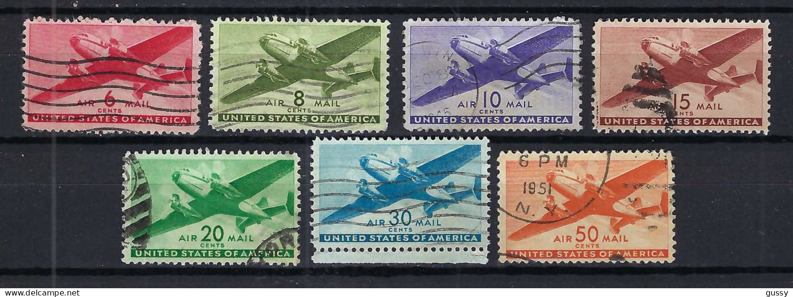 ETATS UNIS P.A. 1941-60: Lot D'obl. - 2a. 1941-1960 Afgestempeld