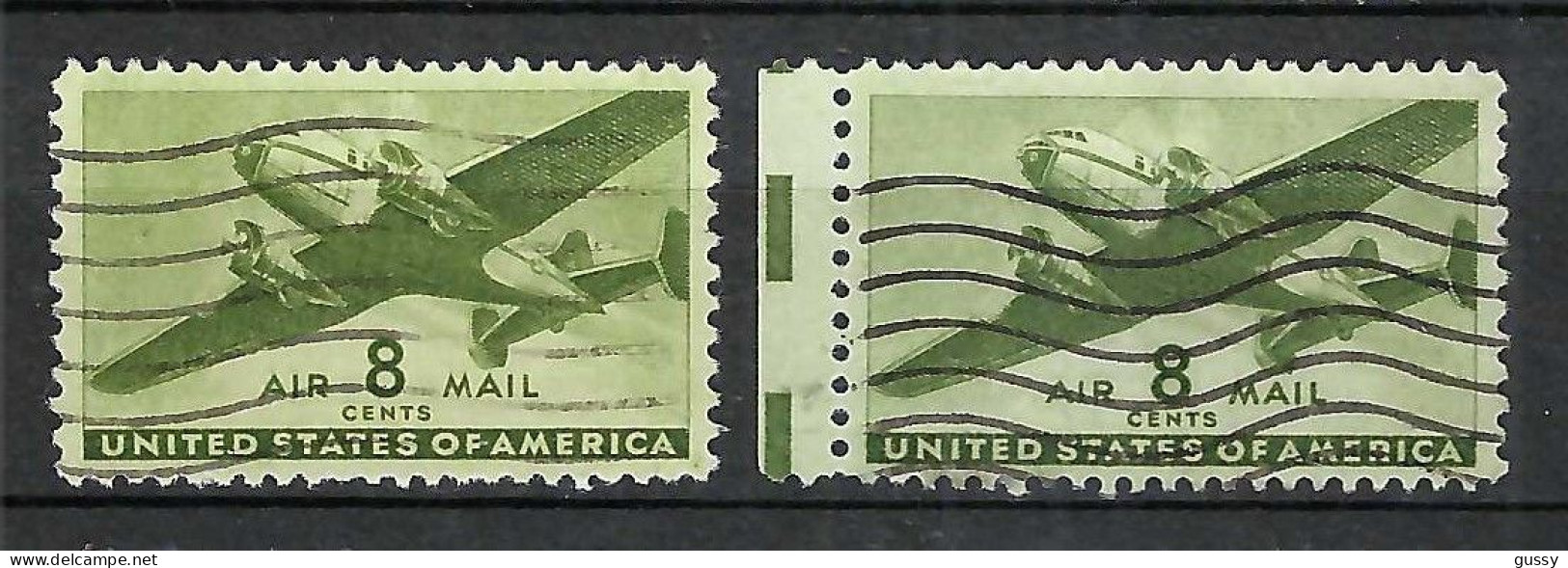 ETATS UNIS P.A.: Lot D'obl., 2 Nuances - 2a. 1941-1960 Used