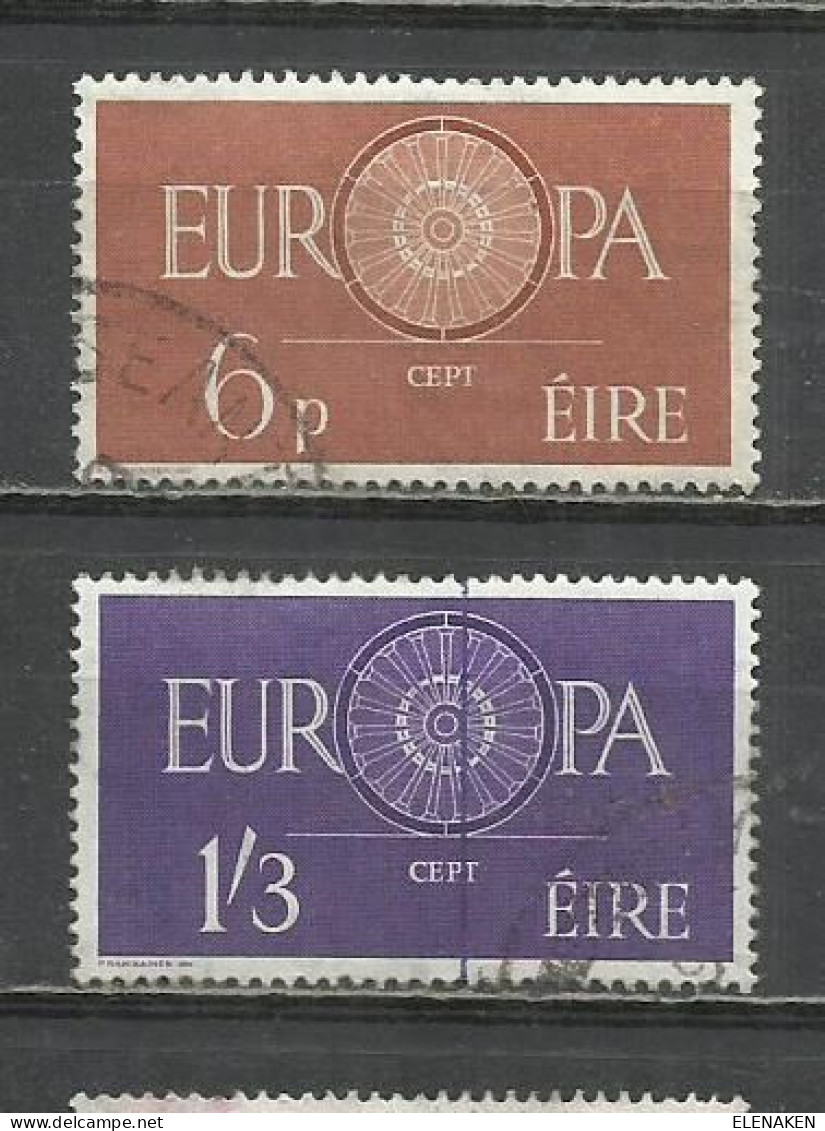 9321G-SERIE COMPLETA IRLANDA EIRE EUROPA 1960 Nº 146/7 VALOR 24,00€ - Oblitérés