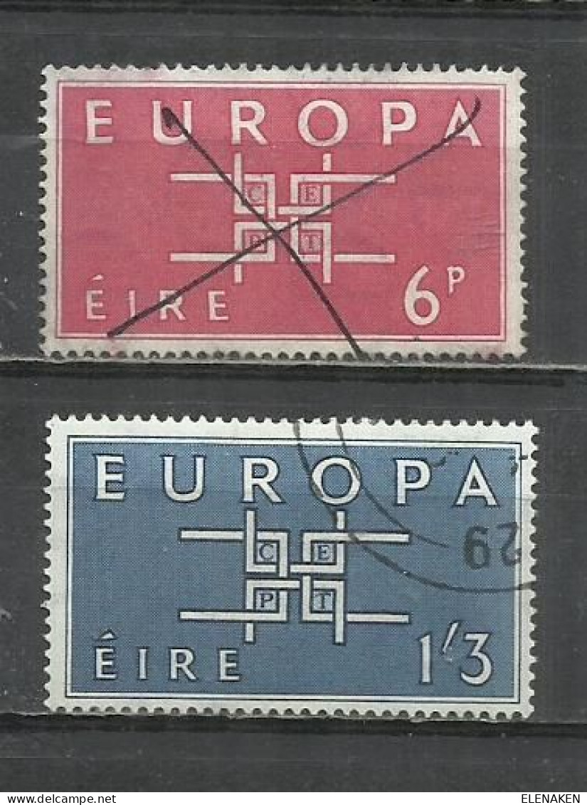 9321H-SERIE COMPLETA IRLANDA EIRE EUROPA 1963 Nº 159/160 VALOR 6,50€ - Oblitérés