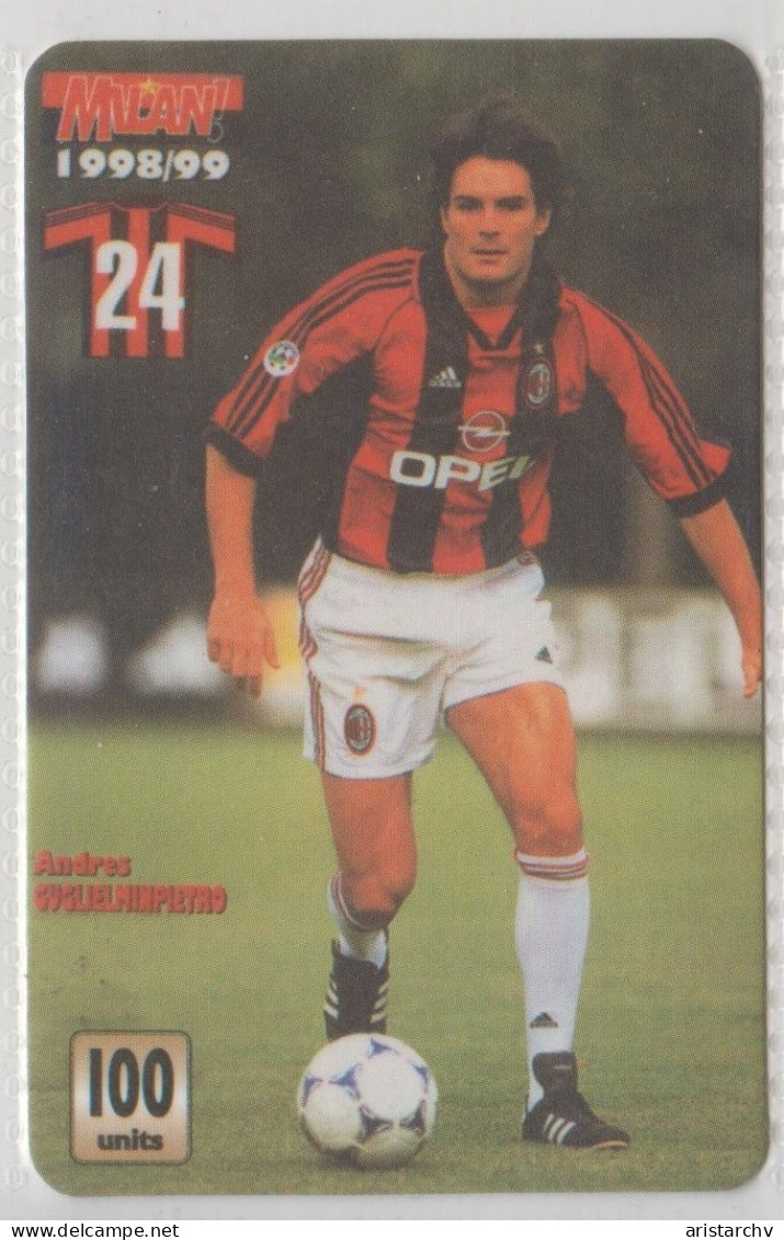 USA 1997 FOOTBALL CLUB MILAN ANDRES GUGLIELMINPIETRO - Deportes