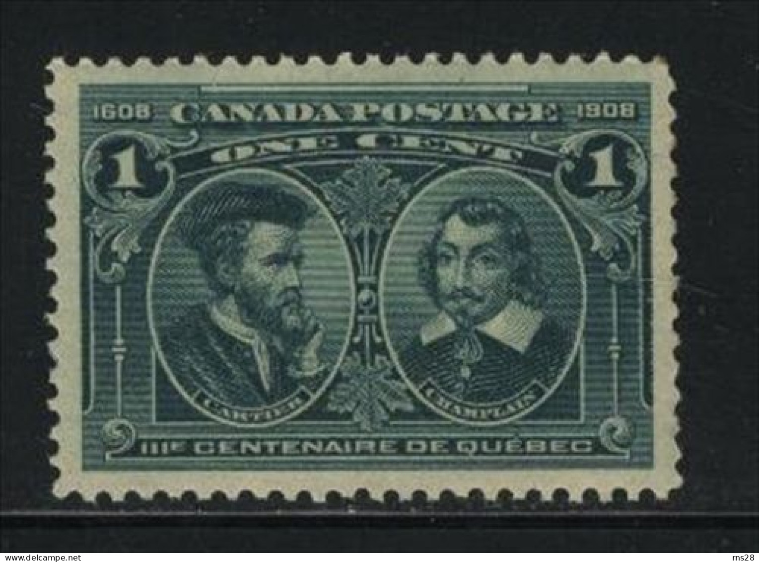 Canada Scott # 97 ( Z4 ) HINGED Queen Victoria Value $ 25.00 - Unused Stamps
