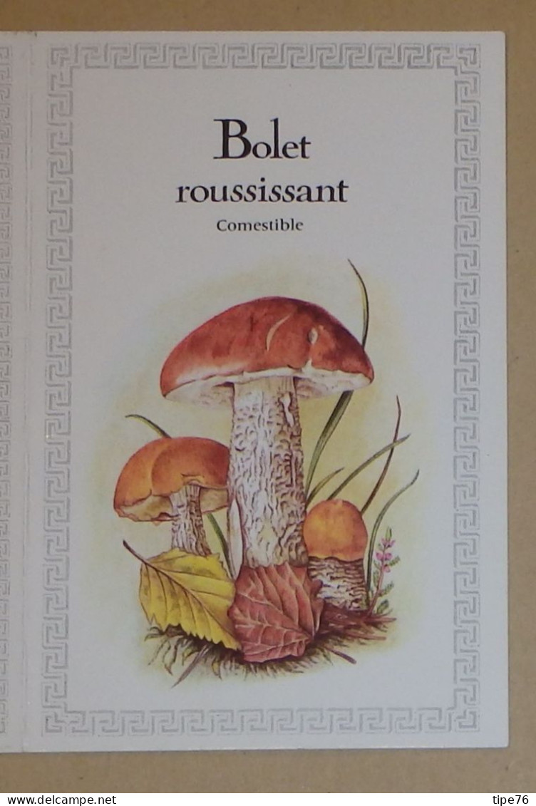 Petit Calendrier De Poche 1983 Champignon Bolet Roussissant  Pharmacie Evreux Eure  Création Engelhard Angouleme - Small : 1981-90