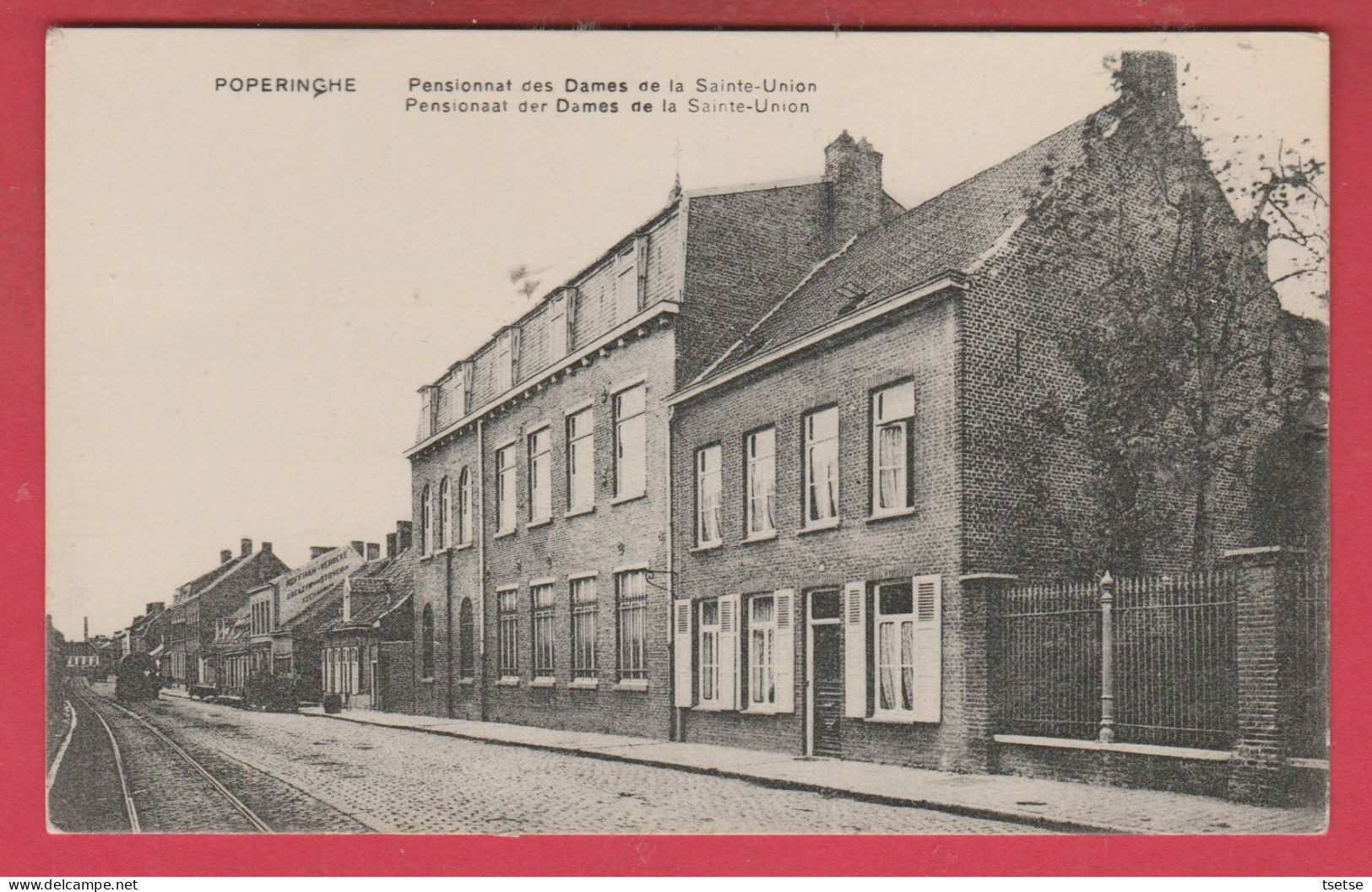 Poperinghe - Pensionnat Des Dames De La Sainte-Union- 1915 ( Verso Zien ) - Poperinge