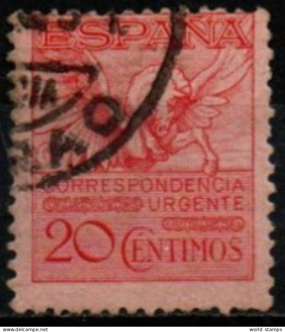 ESPAGNE 1929 O CHIFFRE DE CONTROL AU VERSO DENT 13x12.5 - Correo Urgente