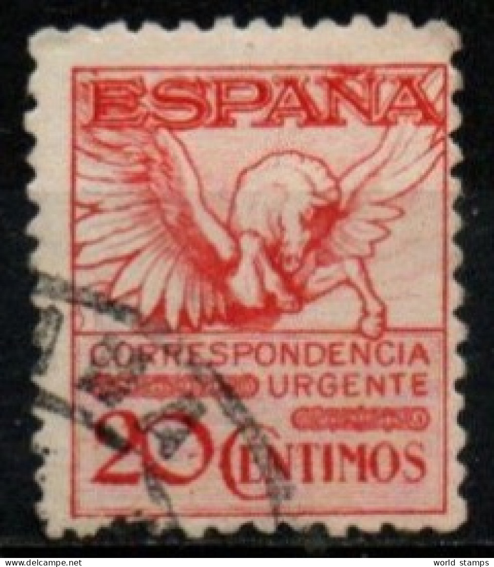 ESPAGNE 1929 O SANS CHIFFRE DE CONTROL AU VERSO - Special Delivery