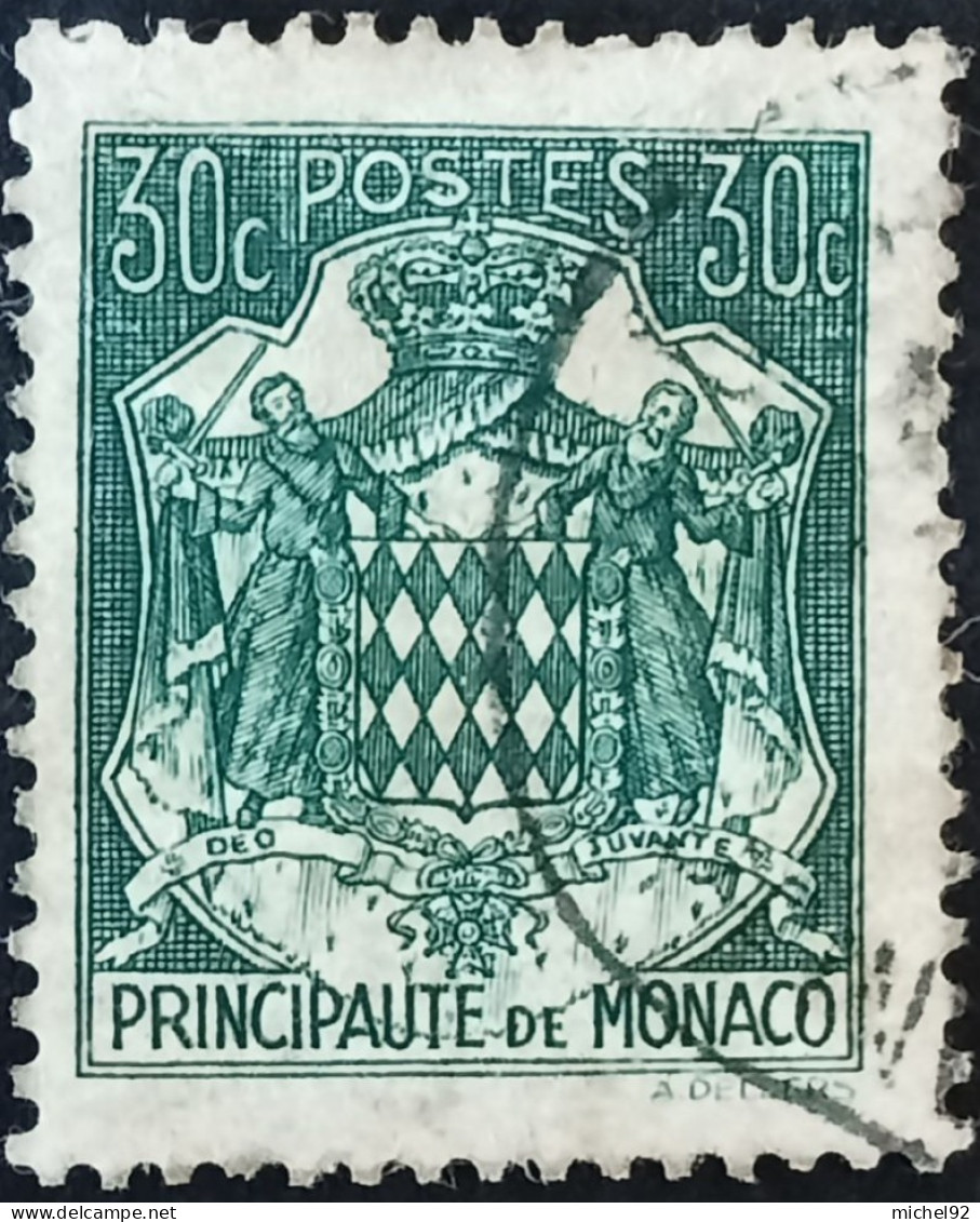 Monaco 1943 - YT N°250 - Oblitéré - Used Stamps