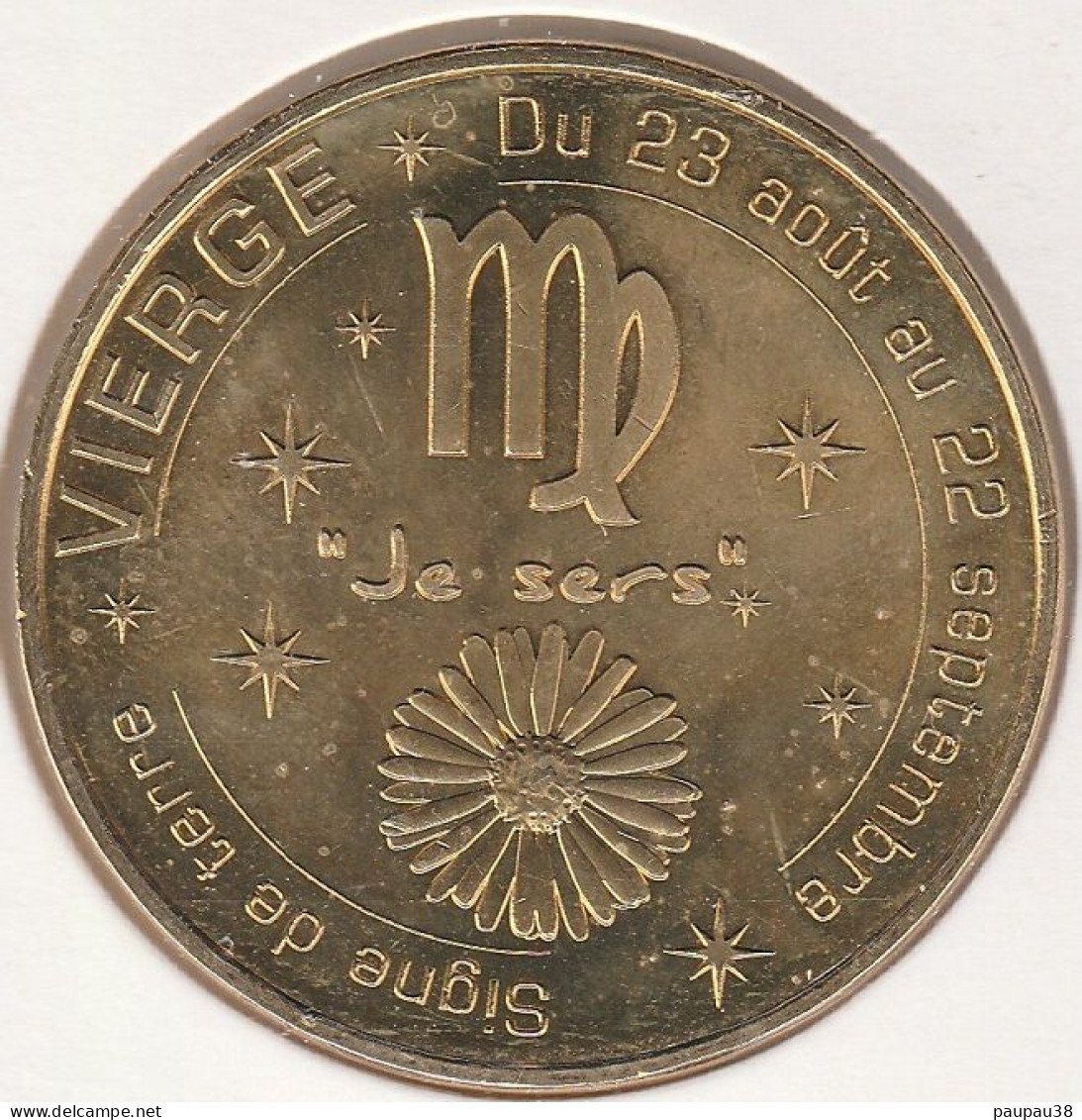 MONNAIE DE PARIS 2015 - 13 AUBAGNE  Vierge - Signe De Terre - Du 23 Août Au 22 Septembre 2015 - 2015