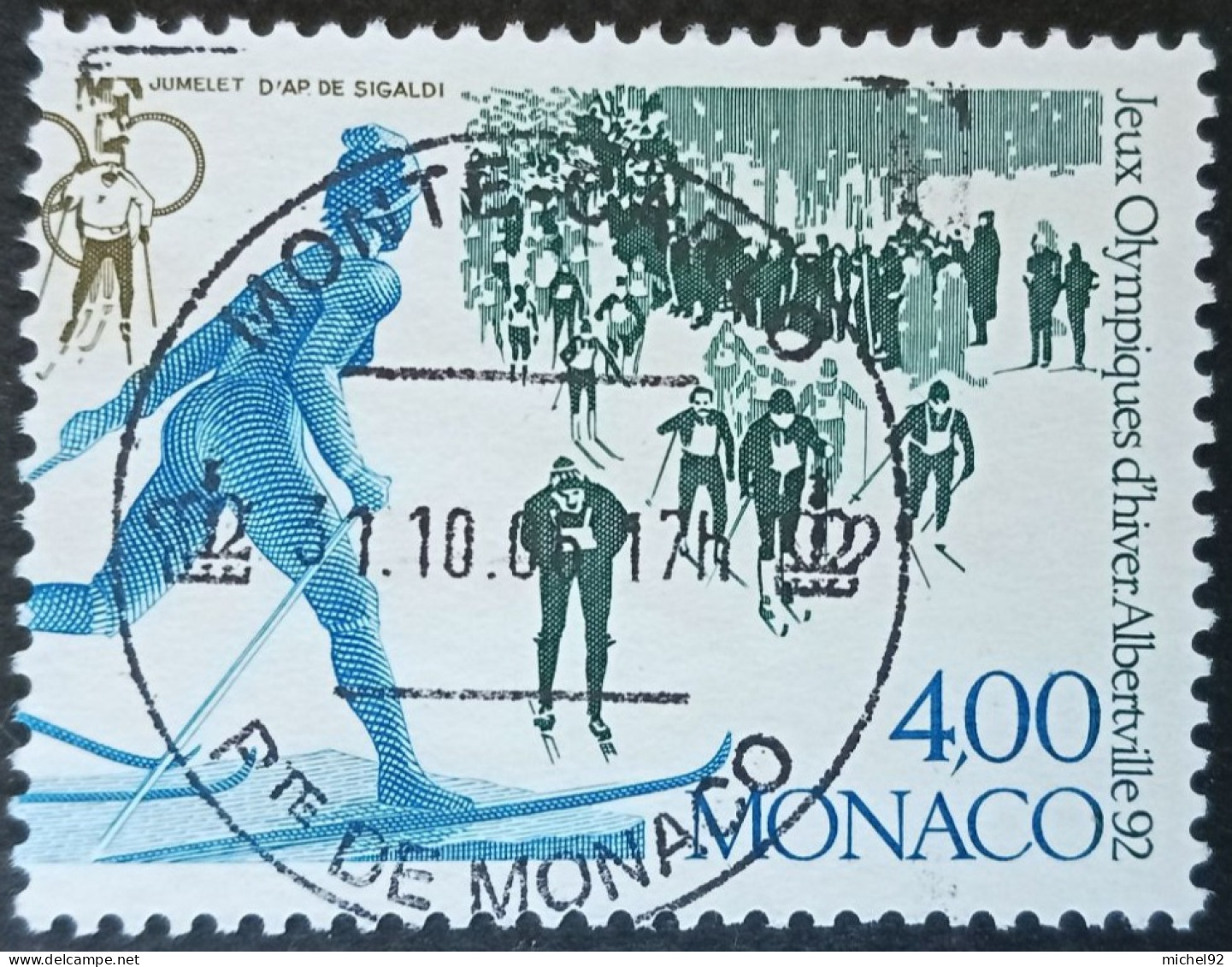 Monaco 1991 - YT N°1772 - Oblitéré - Used Stamps