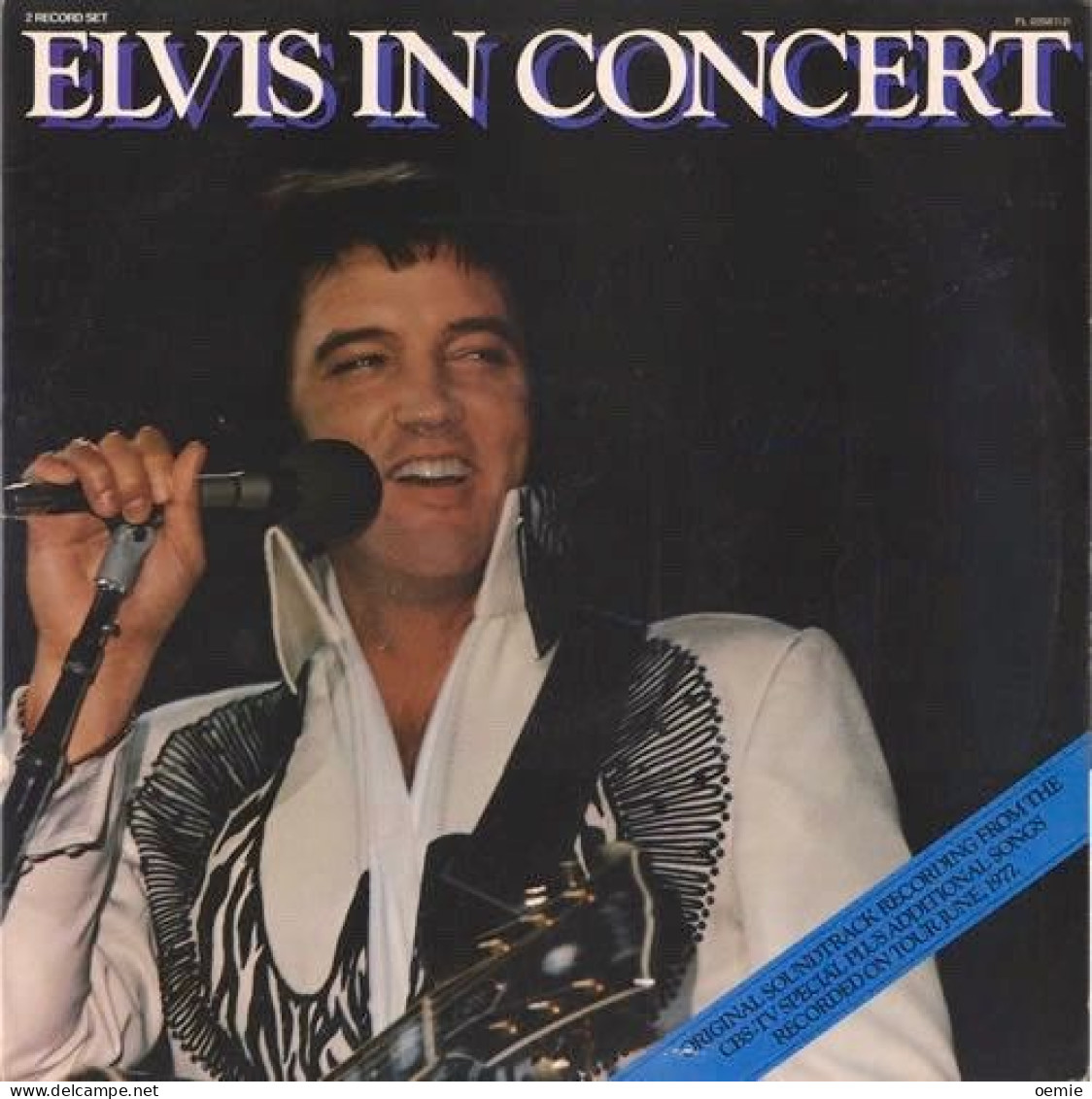 ELVIS  PRESLEY    °°   ELVIS  IN CONCERT   ALBUM  DOUBLE - Otros - Canción Inglesa