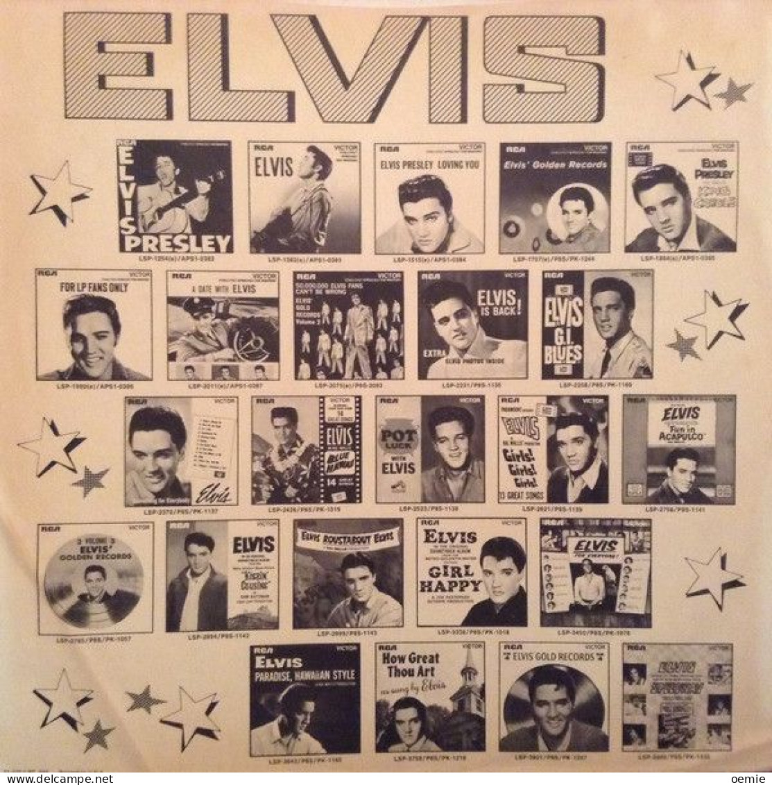 ELVIS  PRESLEY    °°   ELVIS  IN CONCERT   ALBUM  DOUBLE