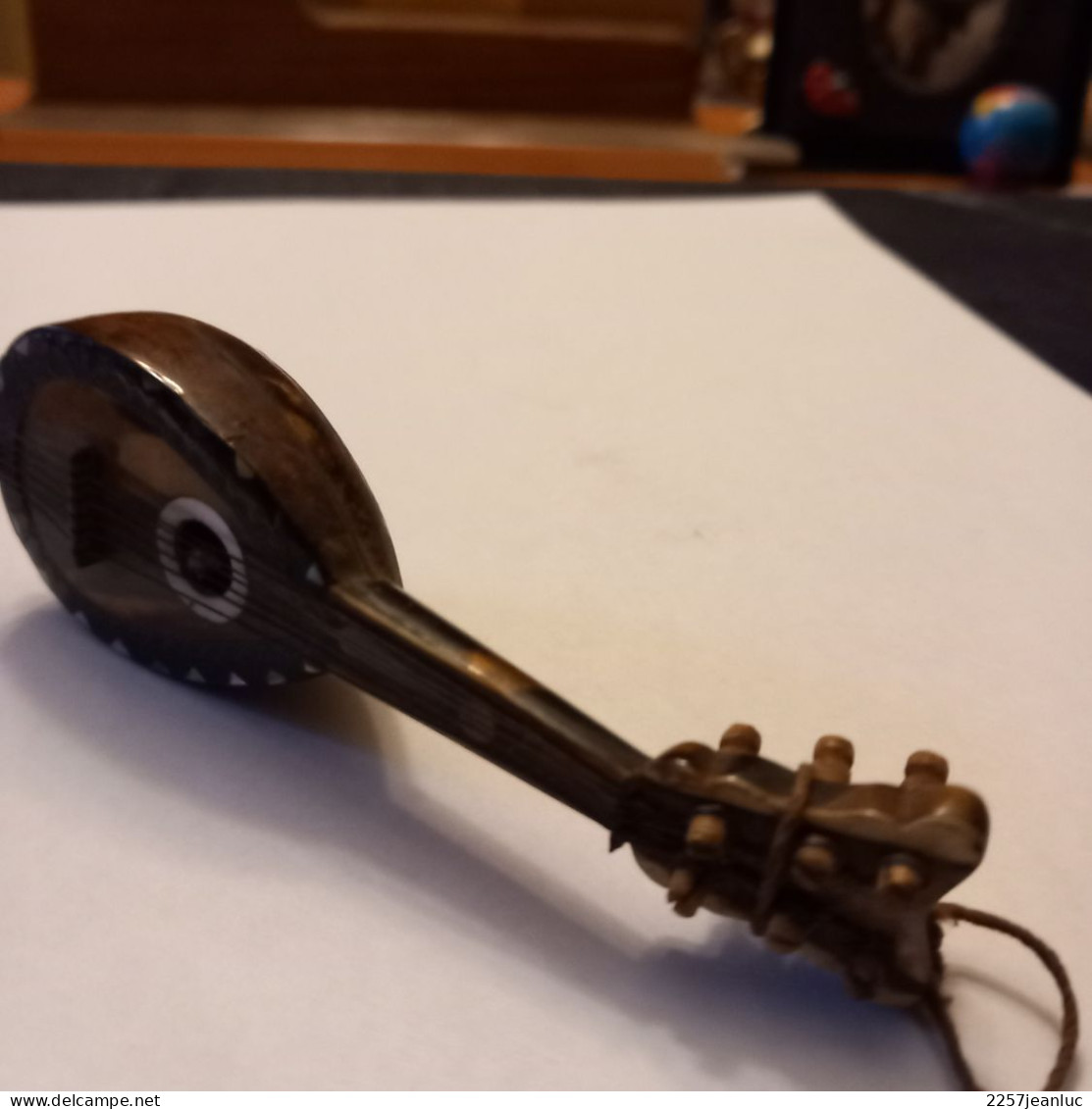 Ancienne Et Rare Miniature Reproduction D'une Mandoline - Autres & Non Classés