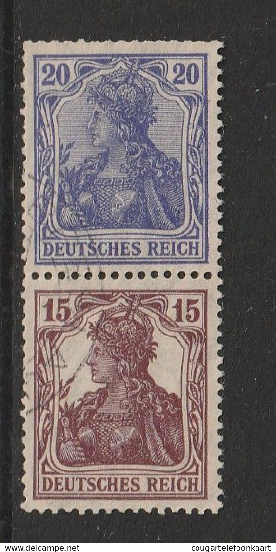 Germania, Combinatie S10, Gestempelt, 13€ Kat. - Cuadernillos & Se-tenant