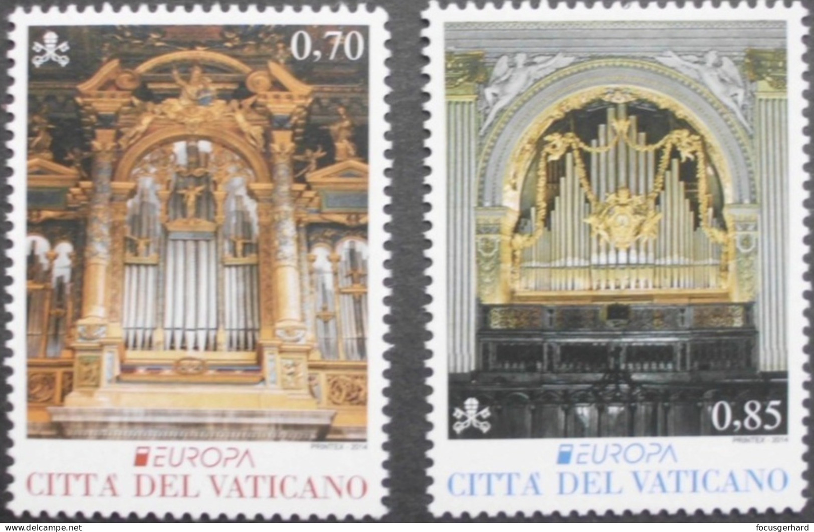 Vatikanstadt  Europa   Cept   Musikinstrumente    2014 ** - 2014