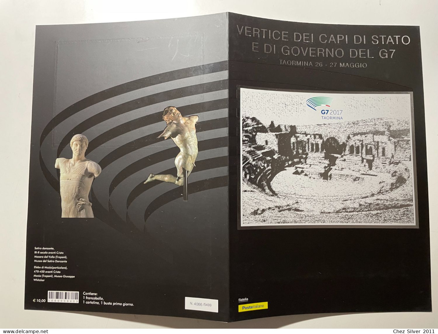 2017 Folder Filatelico Vertice Capi Di Stato E Di Governo Del G7 A Taormina - Folder
