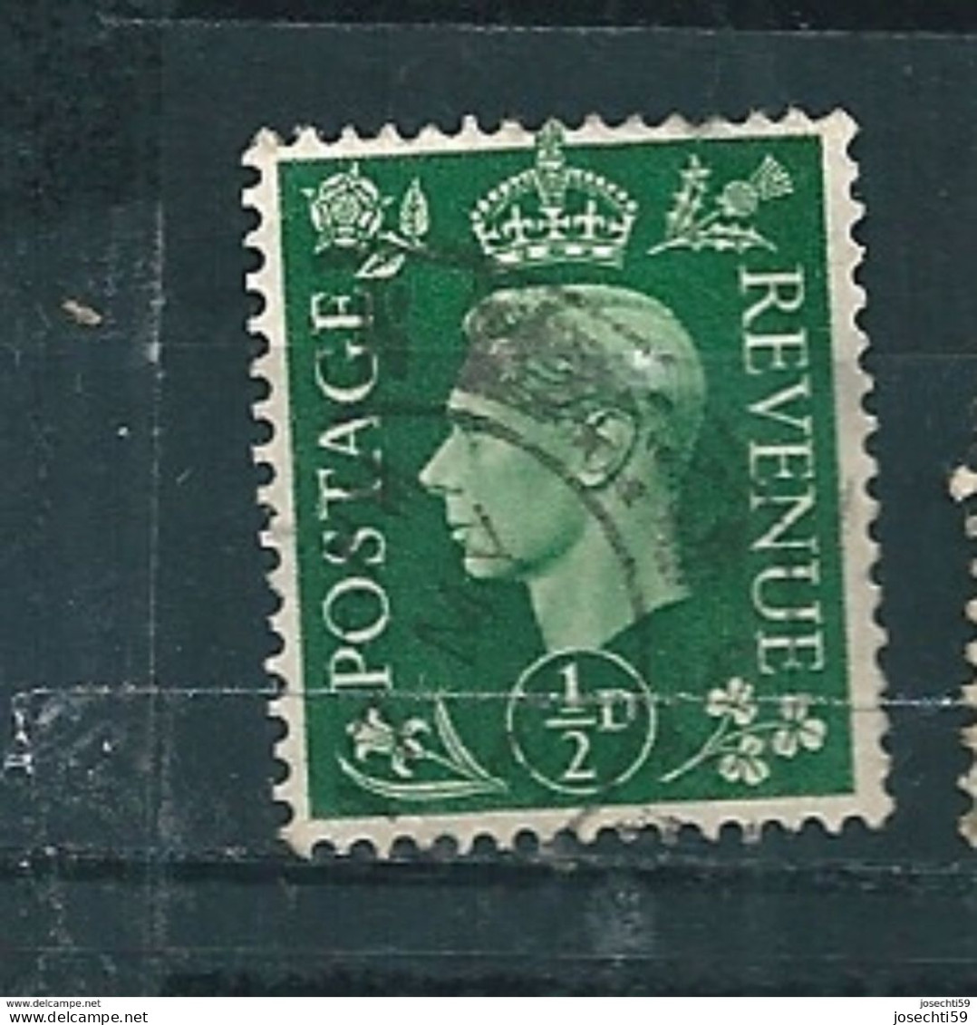 N° 209 George VI  Filigrane K Grande Bretagne 1937 Oblitéré Timbre Royaume-Uni  GB - Used Stamps