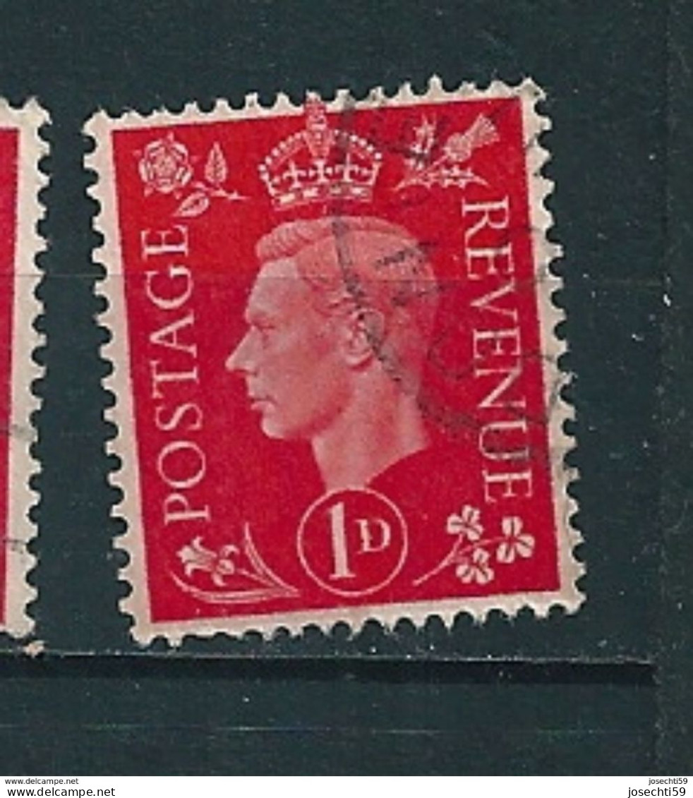 N° 210 George VI   Timbre Grande Bretagne 1936 Oblitéré Royaume-Uni GB Postage Revenue - Oblitérés