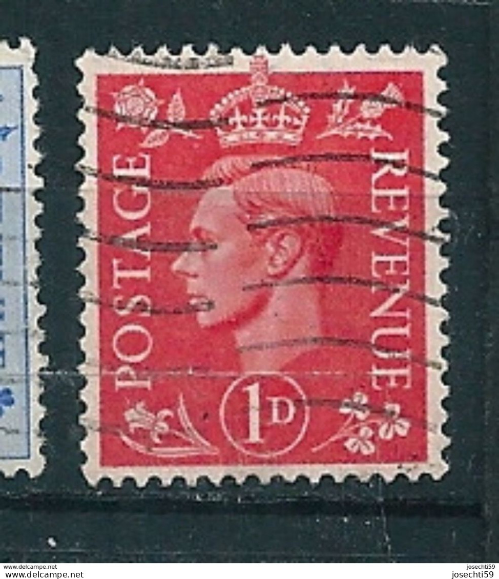 N° 210 George VI   Timbre Grande Bretagne 1936 Oblitéré Royaume-Uni GB Postage Revenue - Oblitérés