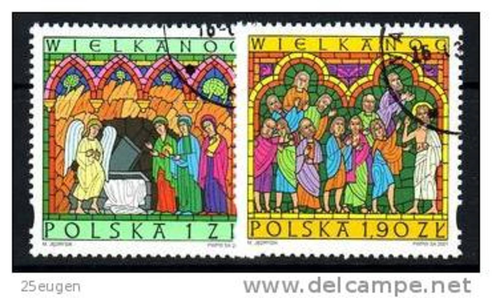 POLAND 2001 MICHEL No: 3883 - 3884 USED - Gebraucht