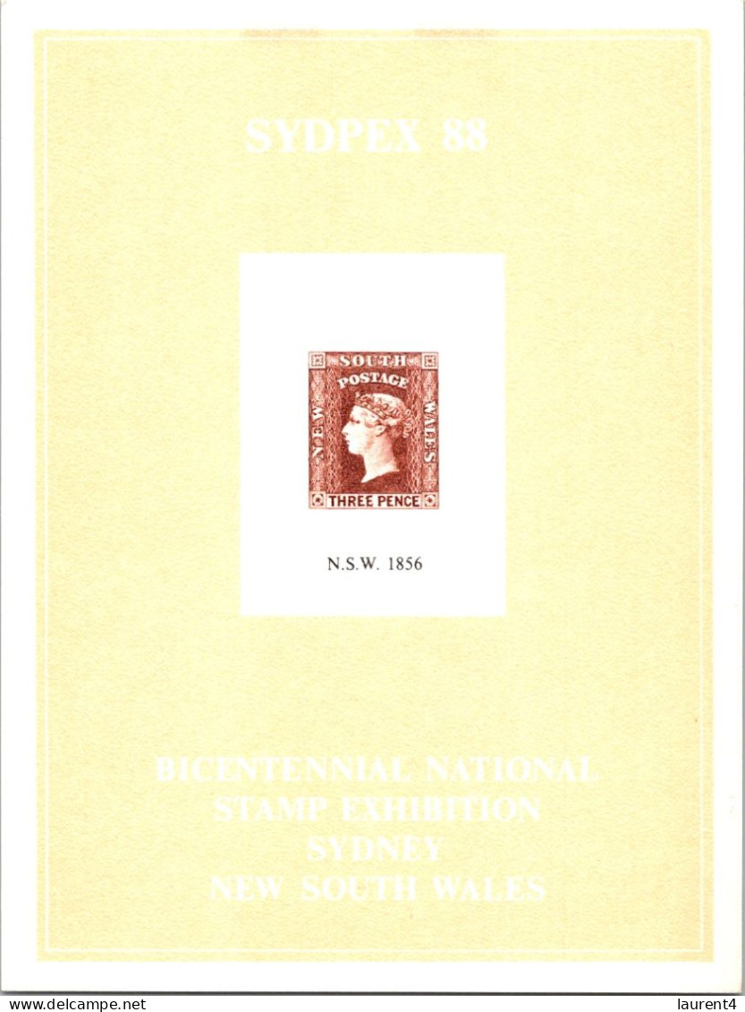 4-11-2023 (1 V 19) Australia Stamp Expo - Sydpex 88 - Ausstellungen