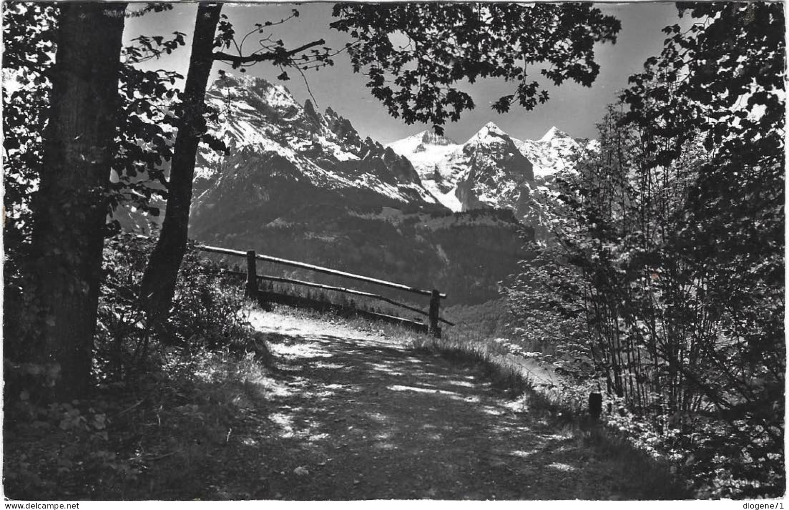 Hasliberg Brünig Landschaft Mit Engelhörner Selten - Hasliberg