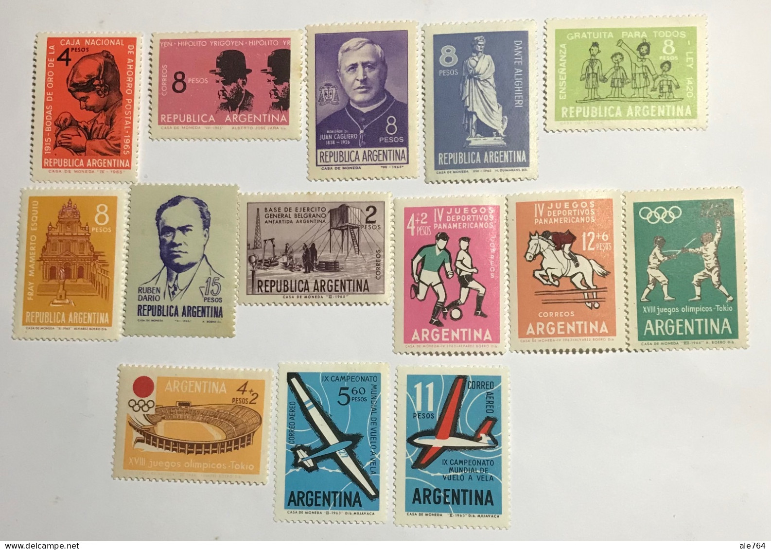 Argentina 1965, Lot Of 15, MNH. - Neufs