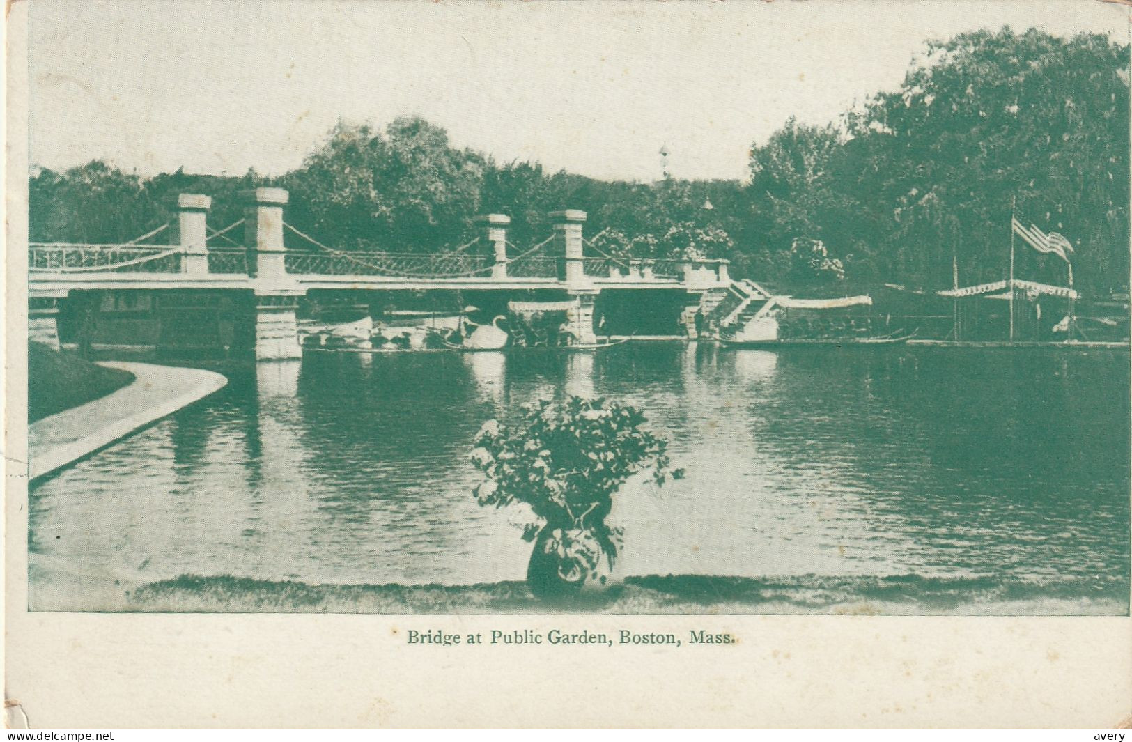 Bridge At Public Garden, Boston, Massachusetts - Boston