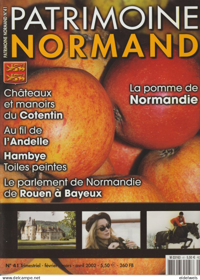 PATRIMOINE NORMAND N° 41 - - Châteaux Et Manoirs Du Cotentin, L'Andelle, Hambye, Rouen, Bayeux - Normandie