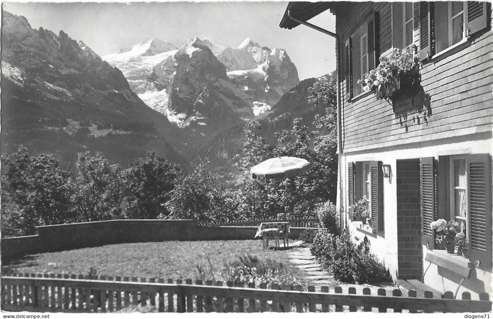 Goldern Brünig Hasliberg Ferienwohnung Huggler 1960 Selten - Hasliberg