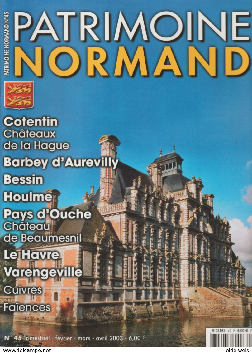 PATRIMOINE NORMAND N° 74 - Normandië