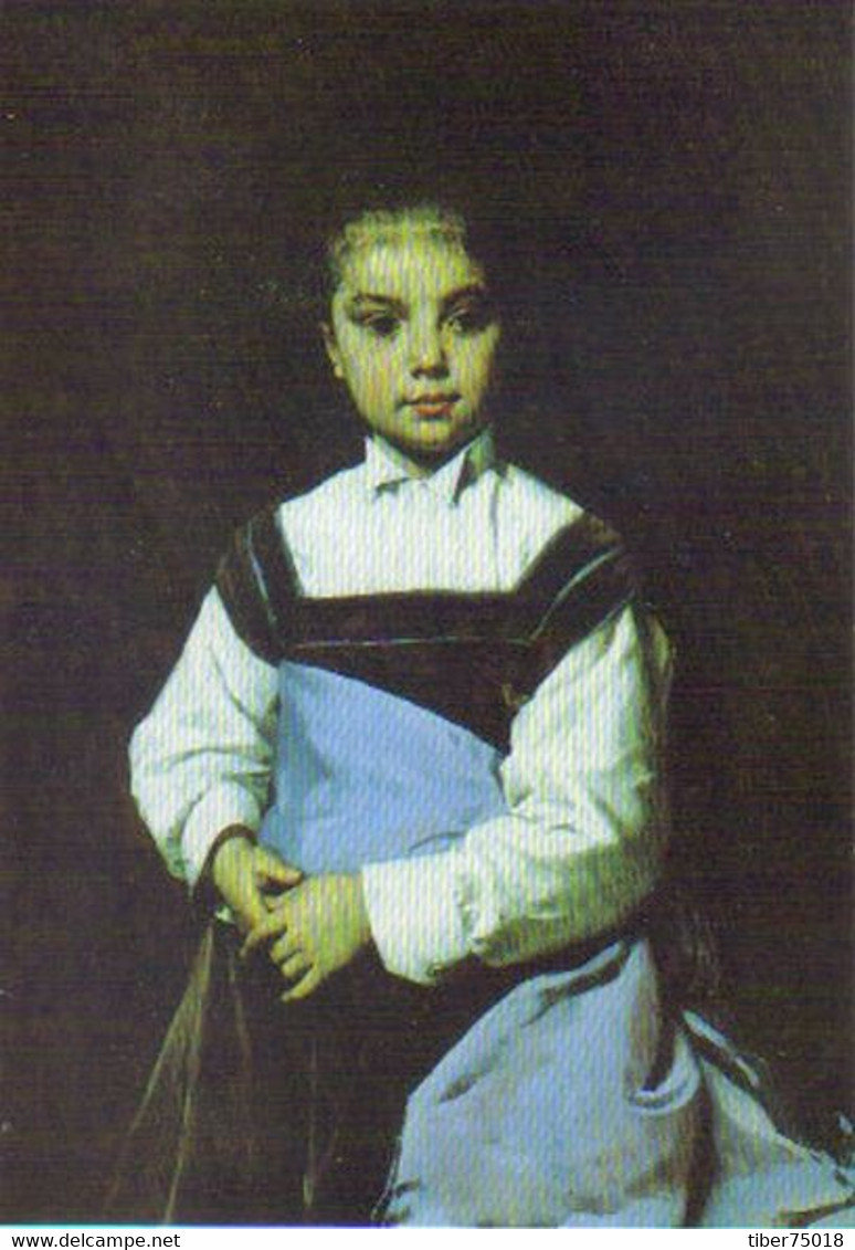 Carte Postale "Cart'Com" - Série Expositions, Salons, Musées - Musée Roybet-Fould (Portrait De Jeune Fille) - Objets D'art