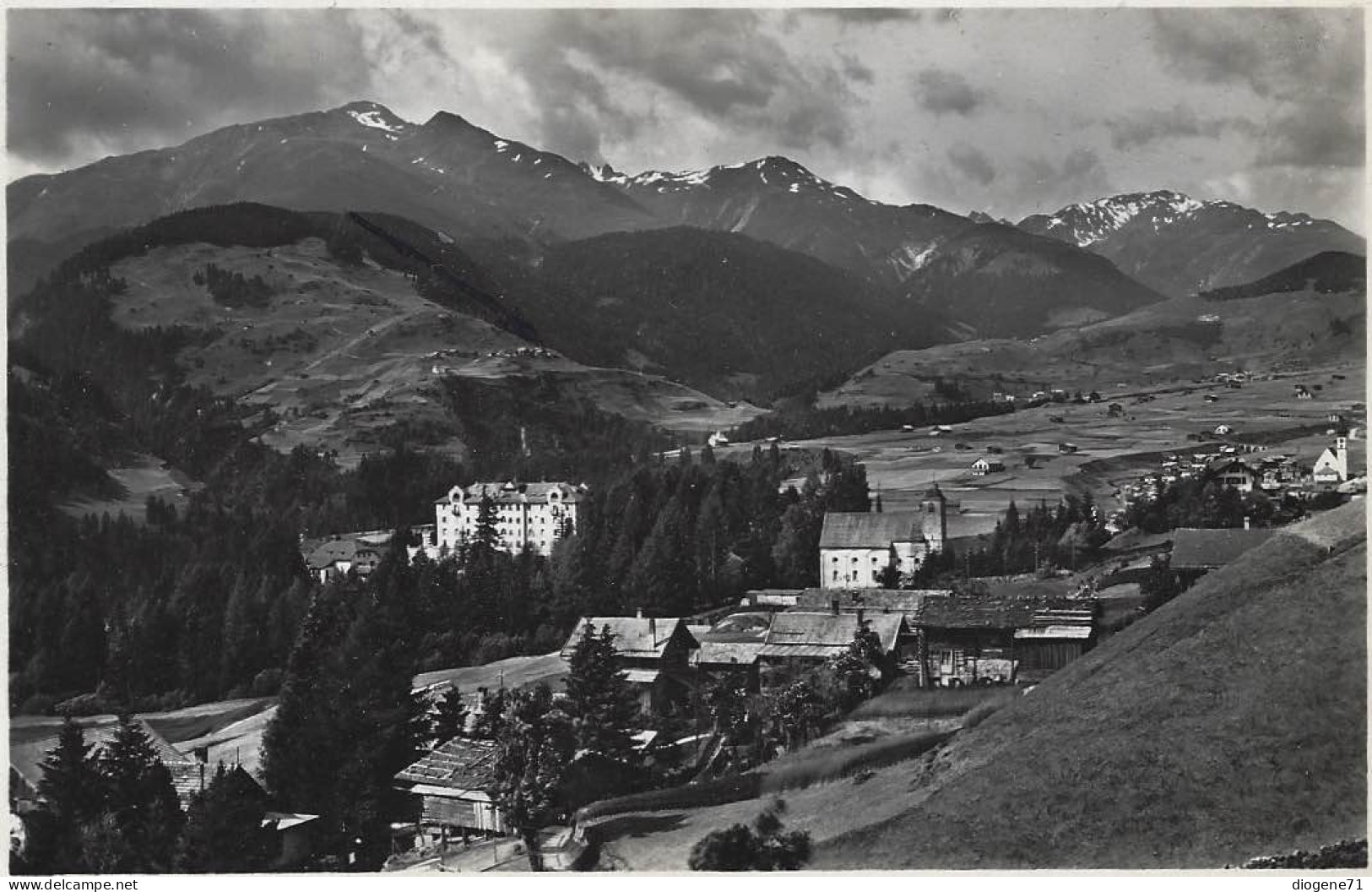 Kurhaus Disentiserhof Mit Disentis 1952 Selten - Disentis/Mustér