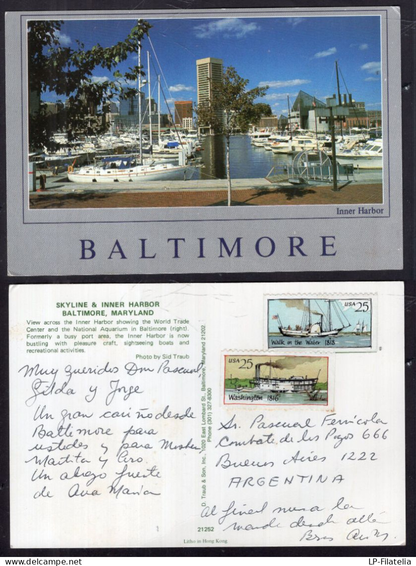 United States - Baltimore - Skyline And Inner Harbor - Baltimore