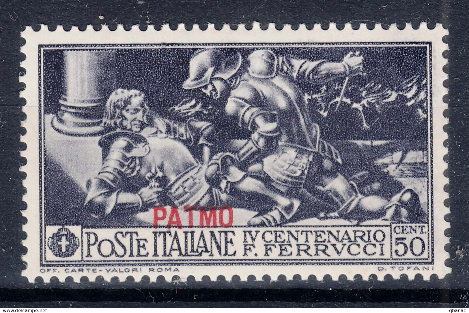 Italy Colonies Aegean Islands Patmos (Patmo) 1930 Ferrucci Sassone#14 Mi#28 VIII Mint Hinged - Egée (Patmo)