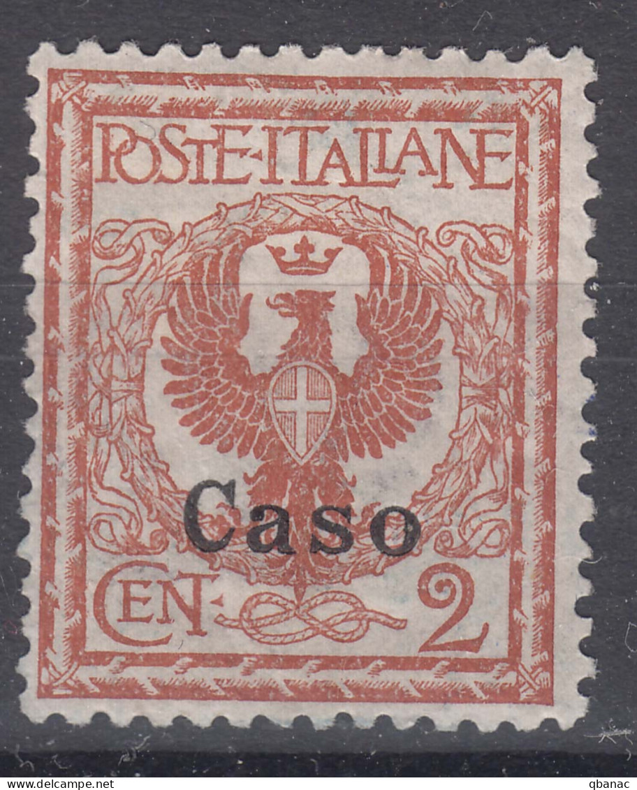 Italy Colonies Aegean Islands Caso 1912 Mi#3 II Mint Hinged - Aegean (Caso)