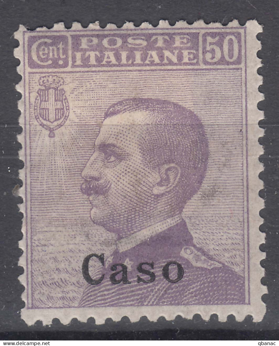 Italy Colonies Aegean Islands Caso 1912 Mi#9 II Mint Hinged - Aegean (Caso)