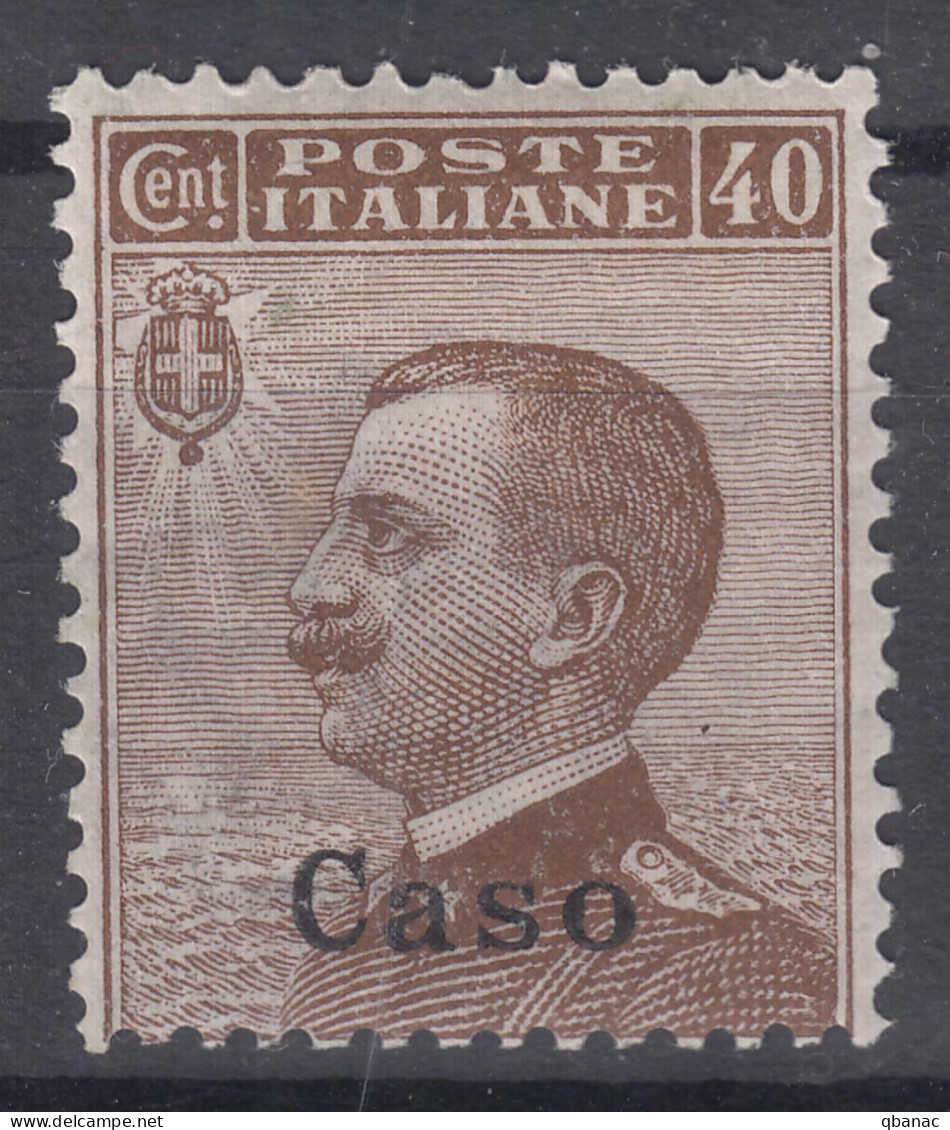 Italy Colonies Aegean Islands Caso 1912 Mi#8 II Mint Hinged - Aegean (Caso)